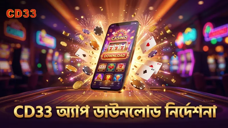 CD33 অ্যাপ ডাউনলোডের ধাপে ধাপে নির্দেশনাবলী দেখানো হয়েছে