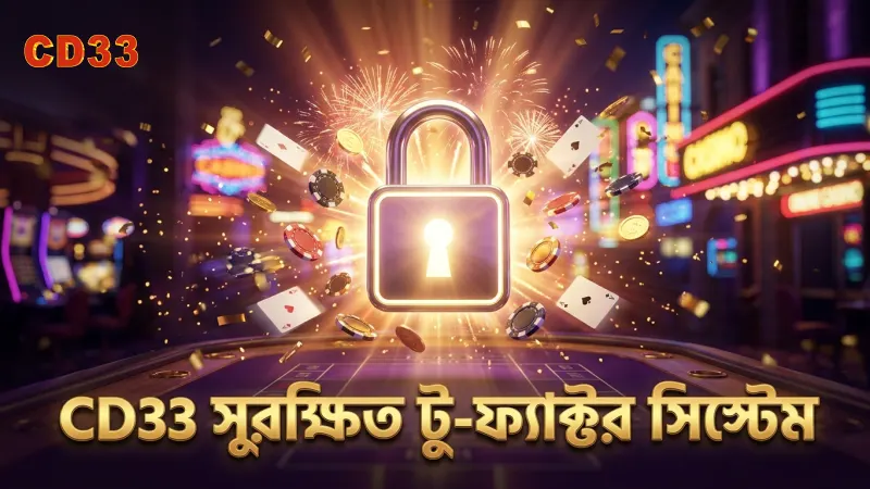 দ্রুত CD33 লগইন করে প্রিমিয়াম গেমিং অভিজ্ঞতা উপভোগ করুন 2 টু-ফ্যাক্টর অথেনটিকেশন CD33 ব্যবহারকারীর সুরক্ষা বাড়ায়।