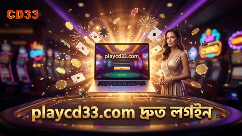 দ্রুত CD33 লগইন করে প্রিমিয়াম গেমিং অভিজ্ঞতা উপভোগ করুন 3 playcd33.com থেকে দ্রুত লগইন স্টেপগুলো সময় বাঁচায়।
