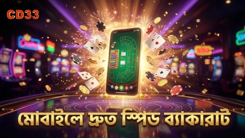 স্পিড ব্যাকারাট দ্রুত খেলার কার্যকর কৌশল 3 মোবাইল ফোনে স্পিড ব্যাকারাট খেলার সুবিধা নিয়ে পরিকল্পনা করুন