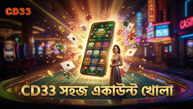 CD33 ক্যাসিনোতে সহজ একাউন্ট খুলে খেলা শুরু করুন এখনই
